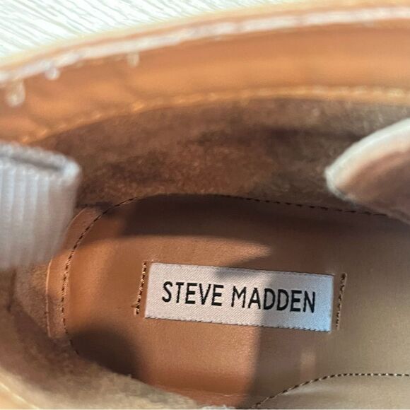 Steve Madden Packer Cap Toe Suede Chukka Boot In Dark Taupe size 11.5 - Picture 7 of 14